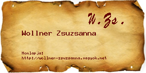 Wollner Zsuzsanna névjegykártya